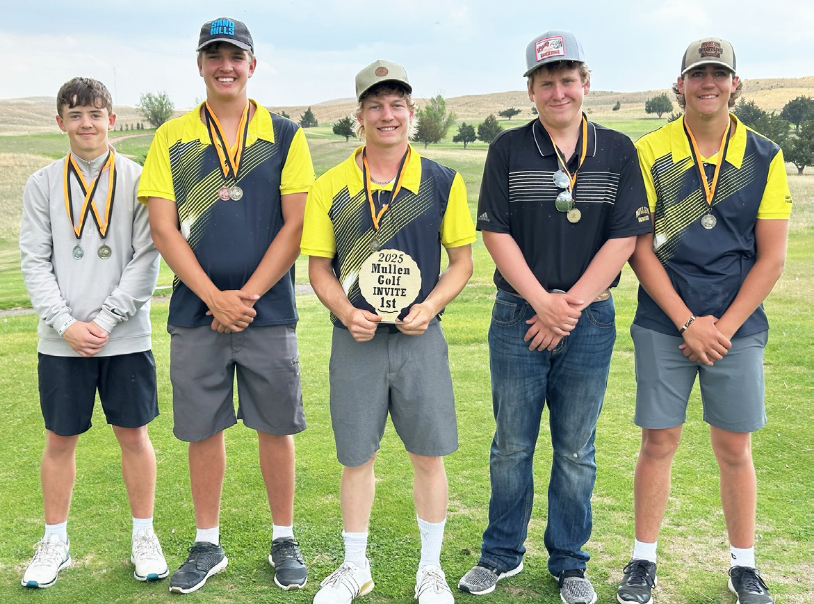 L-r: Ben Werner, Jacob Walker, Justin French, Corben Kissire, Jarren Forsen. Clint Svoboda