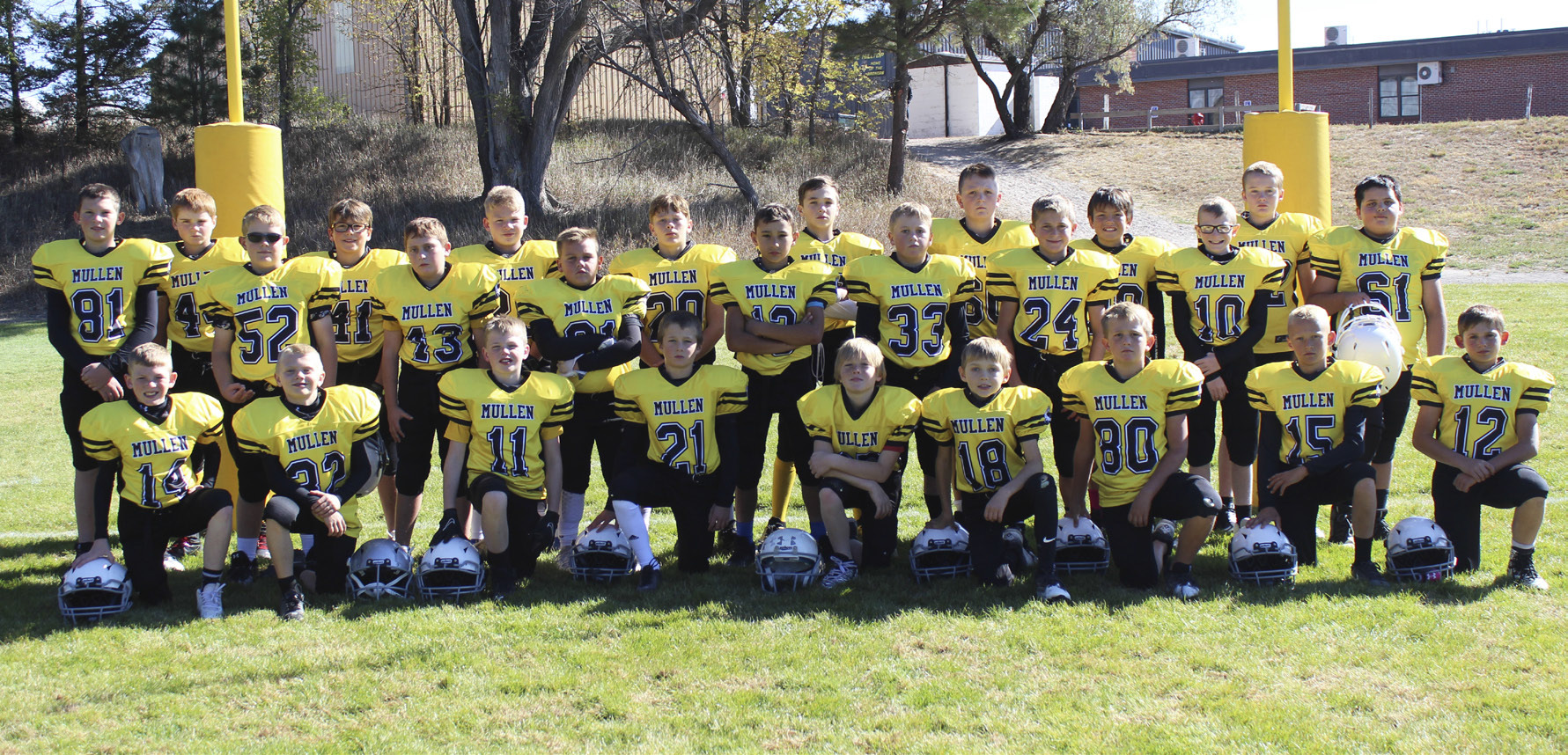 Mullen youth football teams finish season