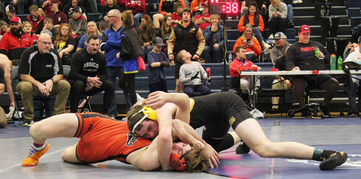 Jason Kraus competing last Friday. Kris Forsen