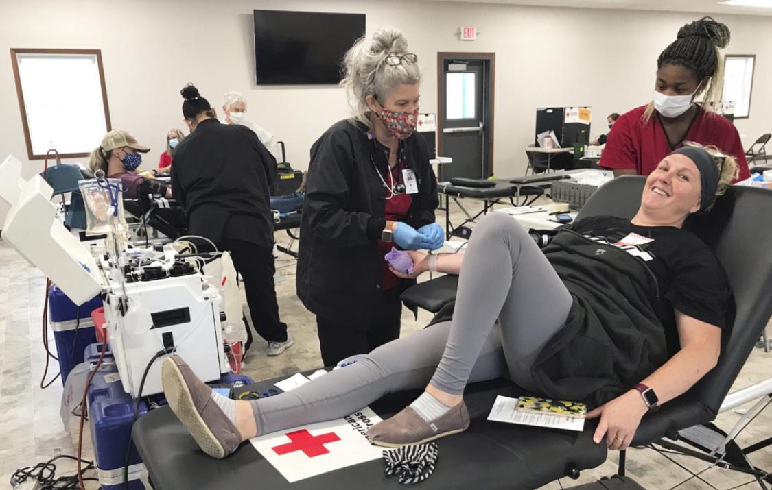 38 units collected at Bloodmobile