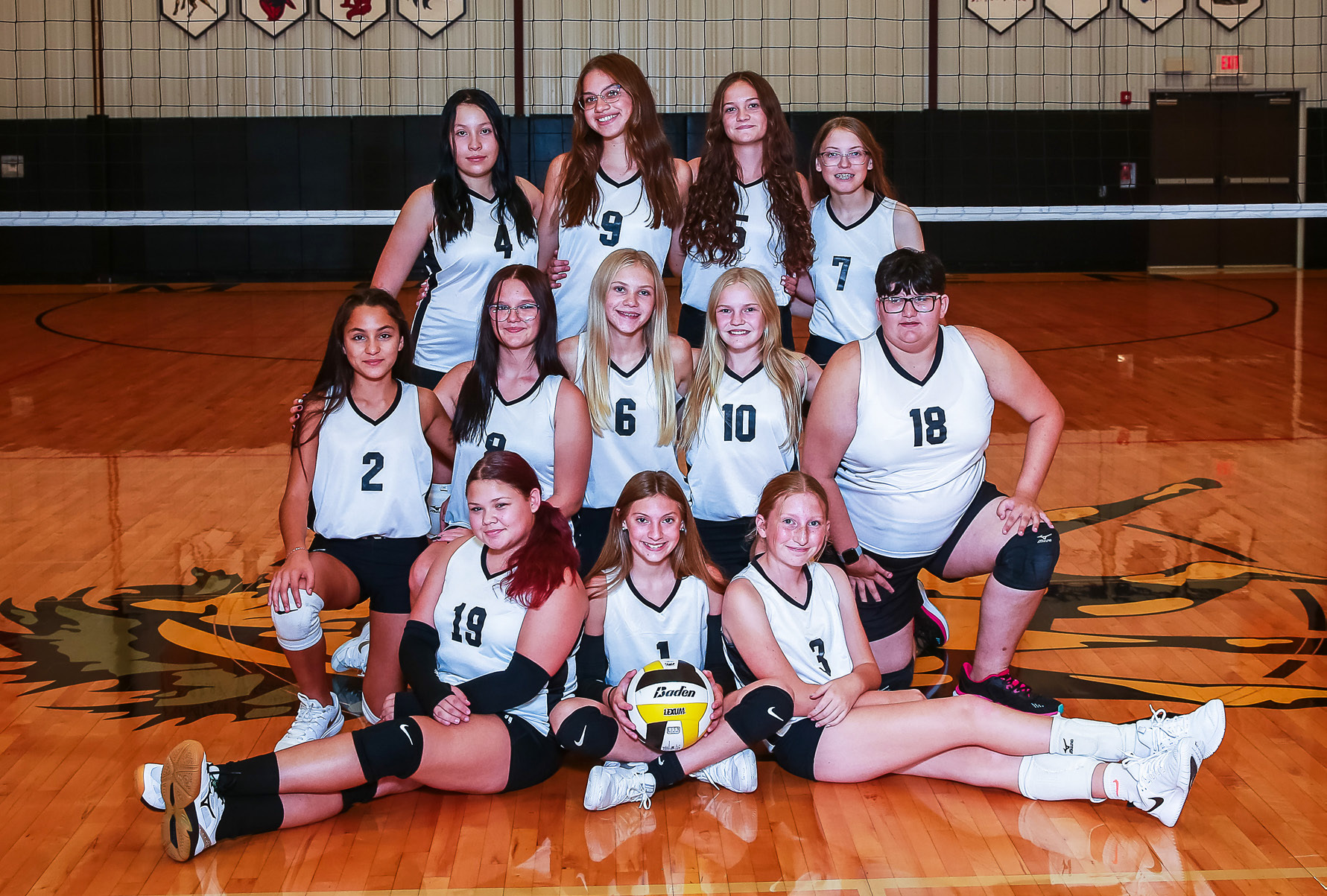 The Mullen Junior High volleyball A team is 2-4 and the B team is 1-4 so far this season. They have a home game next Monday, Oct. 6 against Hyannis and then a four-team tournament in Thedford on Oct. 20. Pictured back, l-r: Annabelle Casillas, Yasmine Alarcon, Ava Kvanvig, Chloe Wiese. Middle: Luciana Gonzalez, Jocelyn Oliveira, Hadley Marsh, Ava Walz, Pandora Gray. Front: Bella Coetzee, Olivia Cox, Kendall Vinton.