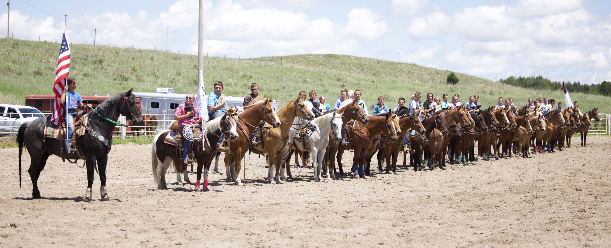 Grand entry. Suzie Wahlgren