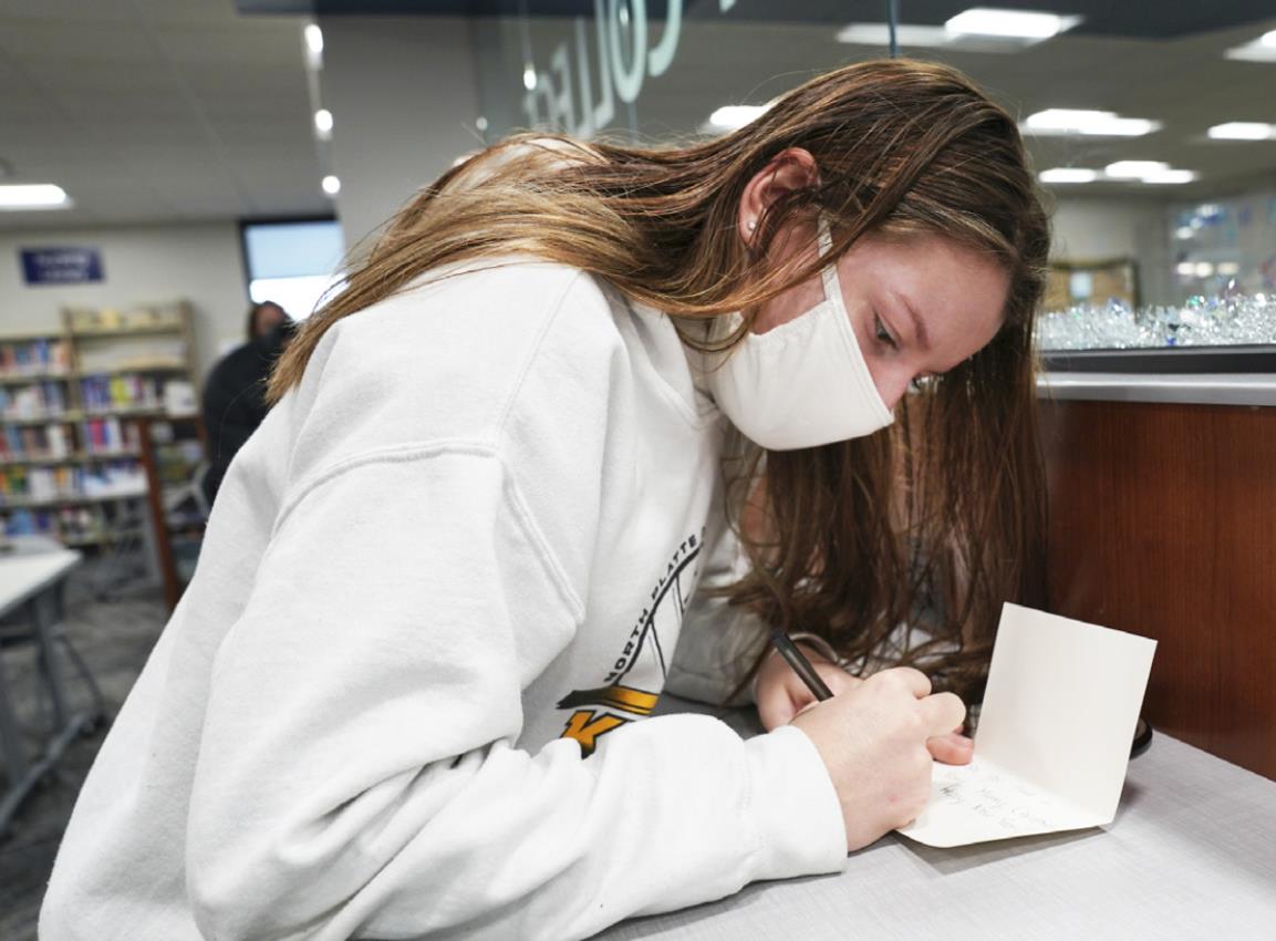 NPCC students send holiday cheer
