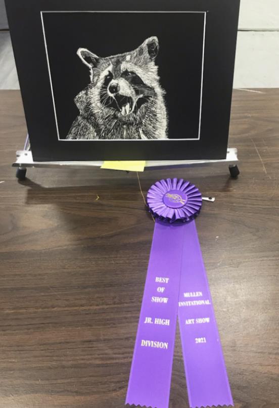Cayden Hampton’s Junior High Best of Show piece.
