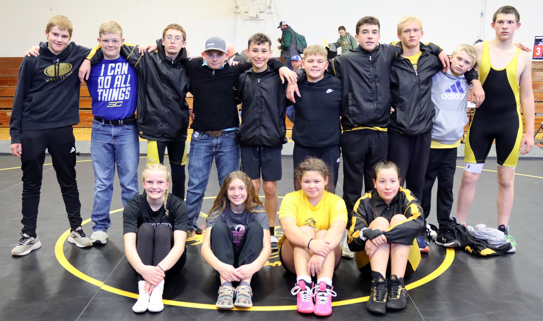 Mullen Junior High wrestlers wrap up season