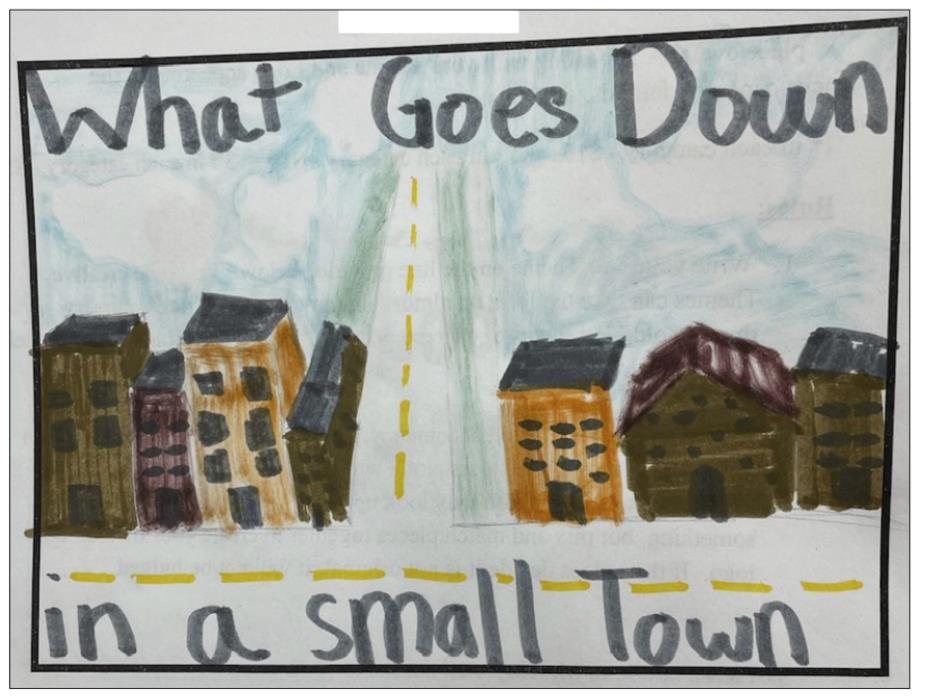 Mullen students submitted theme ideas for the Hooker County Fair, which 9th grader Erica Massey won.