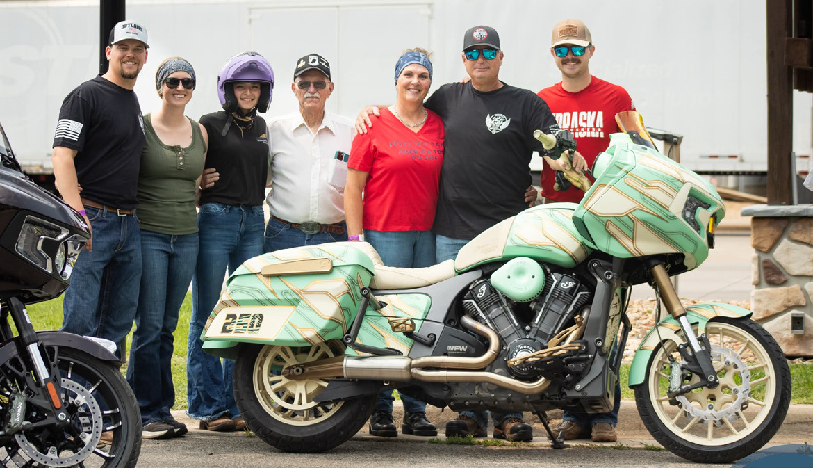 Peters honored at Heroes Honor Ride