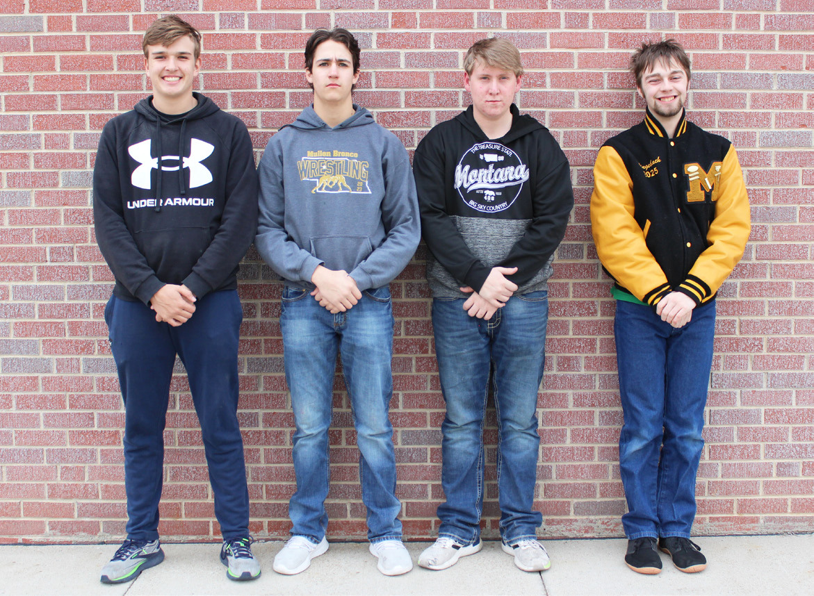 Boys golf, l-r: Jacob Walker, Jarren Forsen, Corben Kissire, Jacob Wingebach.