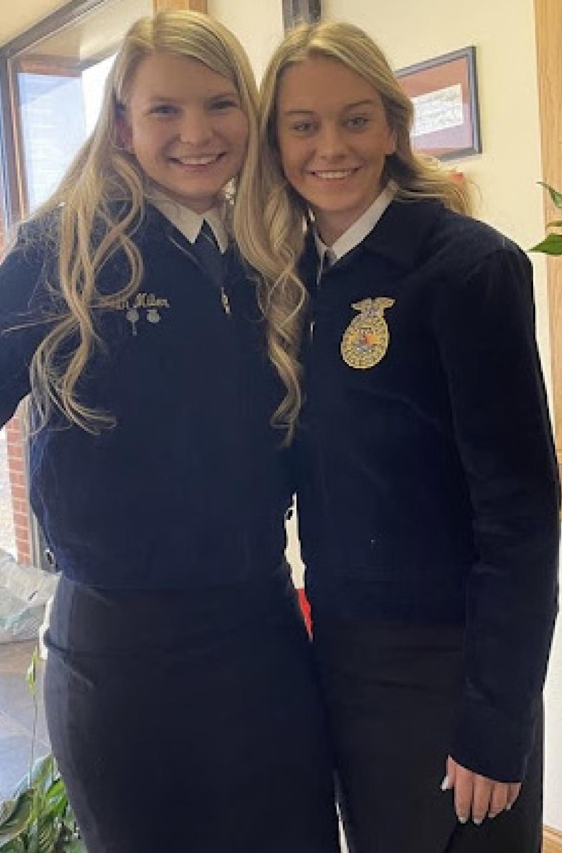 Faith Miller (left) and Alli Loughran. courtesy photo