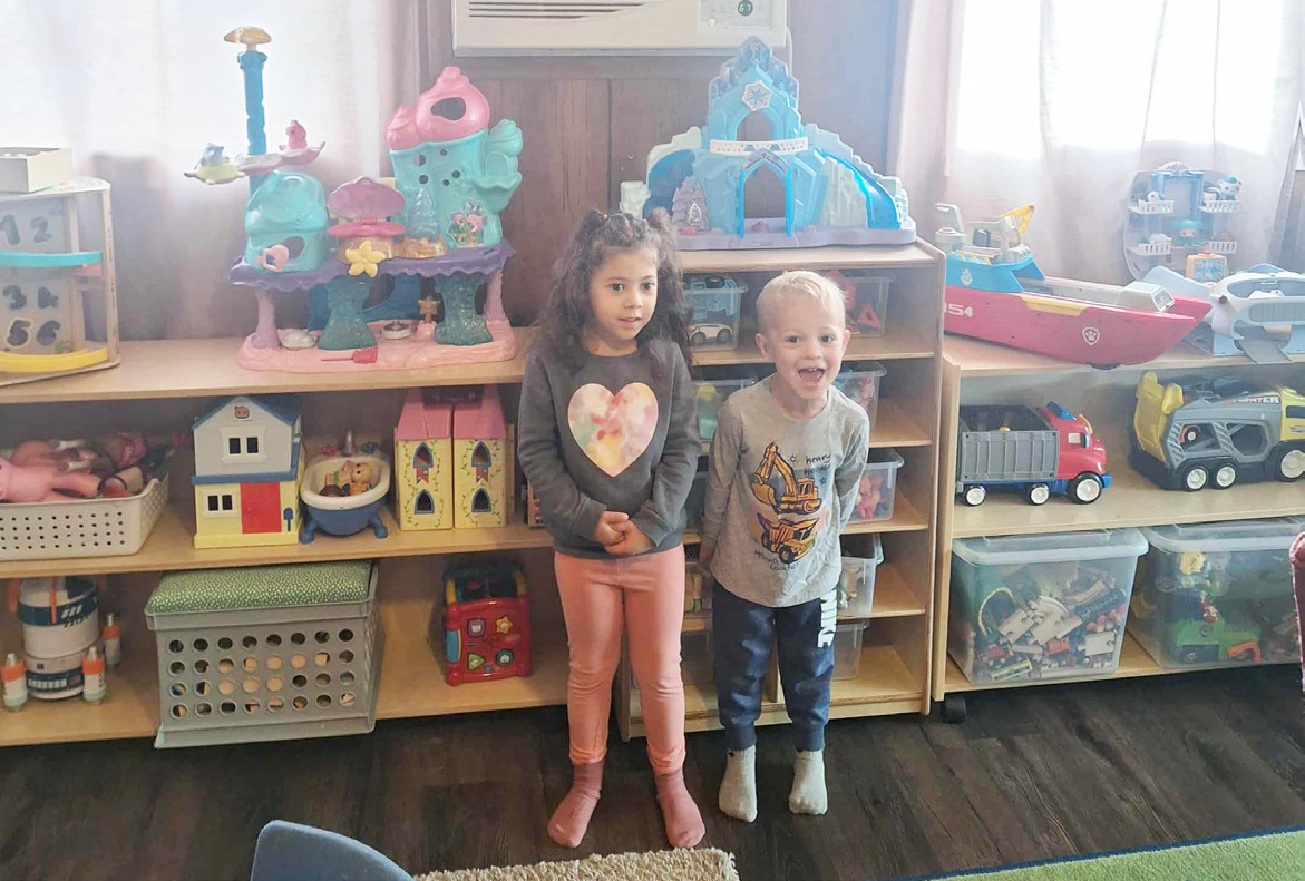 Lemonade stand helps purchase toy cubbies