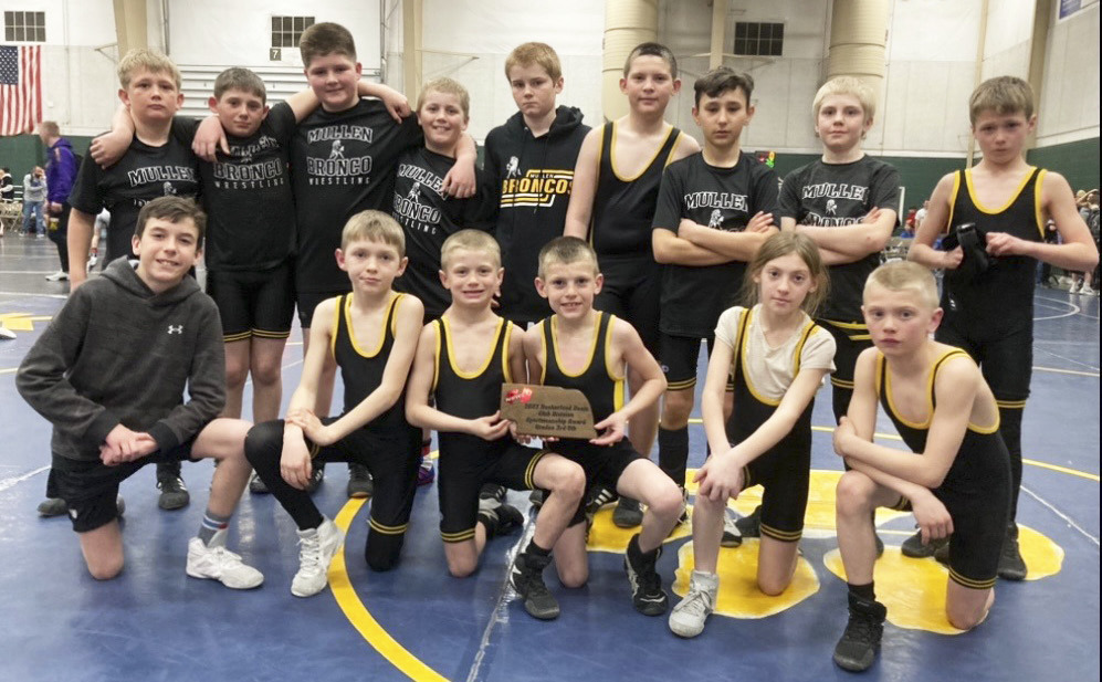 3rd-5th grade wrestlers win sportsmanship award