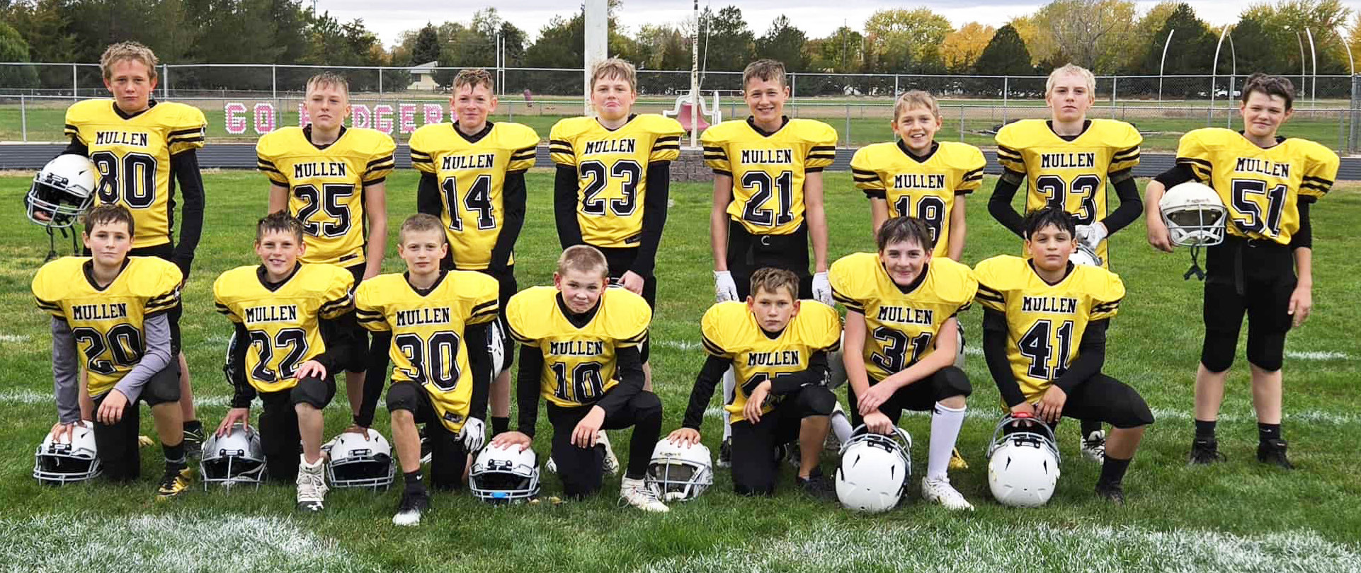 Youth football teams have undefeated seasons