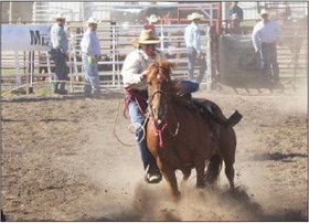 MHS senior Chase Gracey made his Nebraska High School Rodeo circuit debut over Labor Day weekend in the tie down roping, competing in Nelson on Saturday and Sunday and then at the State Fair in Grand Island on Monday, Sept. 4. He had a 25.960 on Sunday to finish 13th and then placed 8th in Grand Island with a 21.930. This past weekend in Broken Bow, he placed 8th on Saturday with a 23.580 and then won the Sunday performance with a 12.770! Stephanie Miller