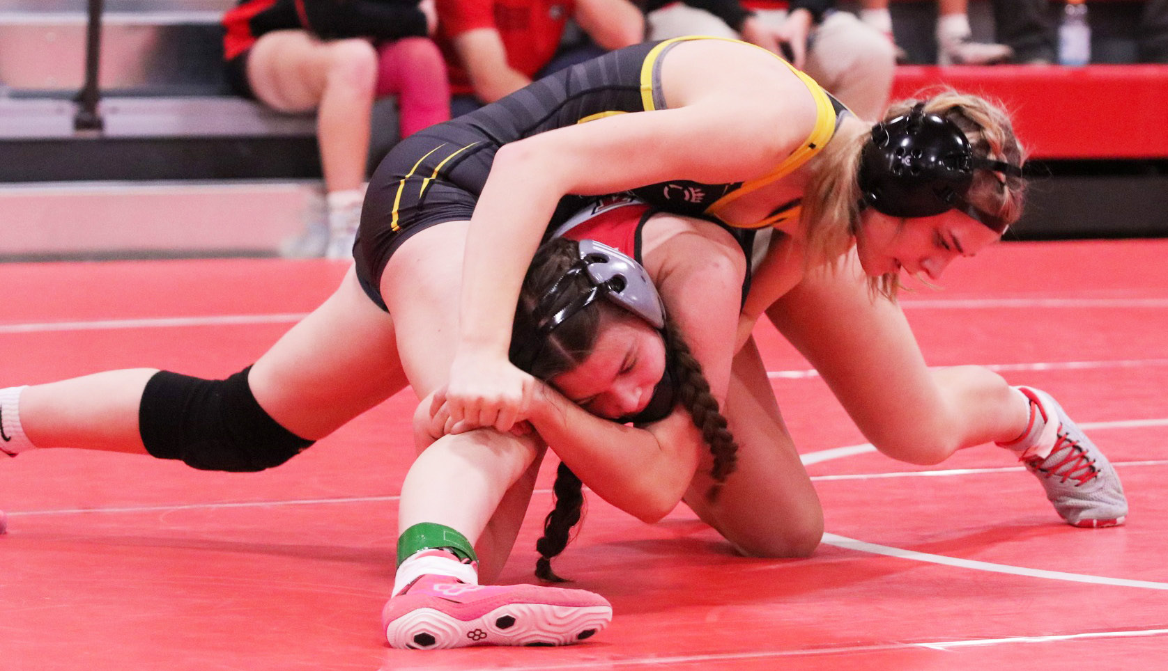 Georgia Wingebach earned her first high school wrestling medal last week in Valentine, placing 4th. Carolee Brown Photography