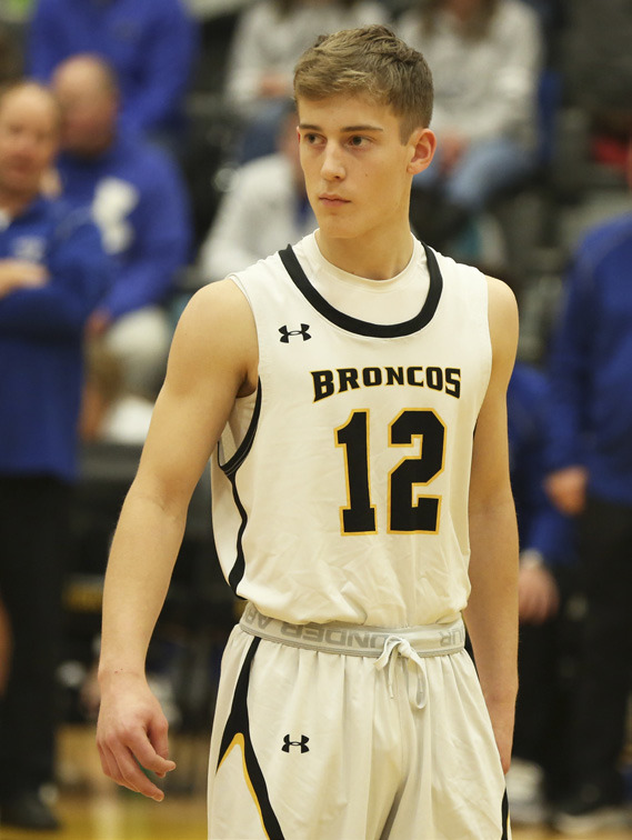 Alex Werner ready for action in the Hershey game. Megan Andersen