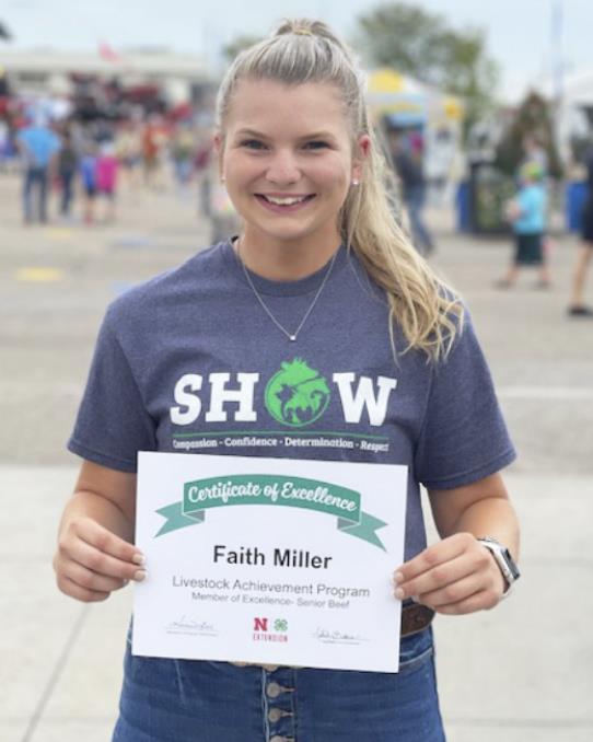 Miller receives Livestock Achievement Program award