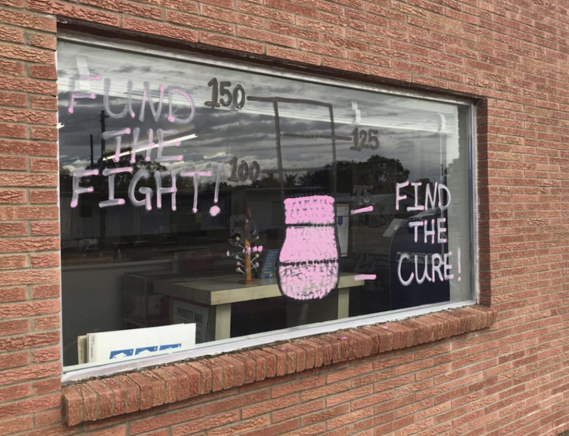 Post office is halfway to their goal