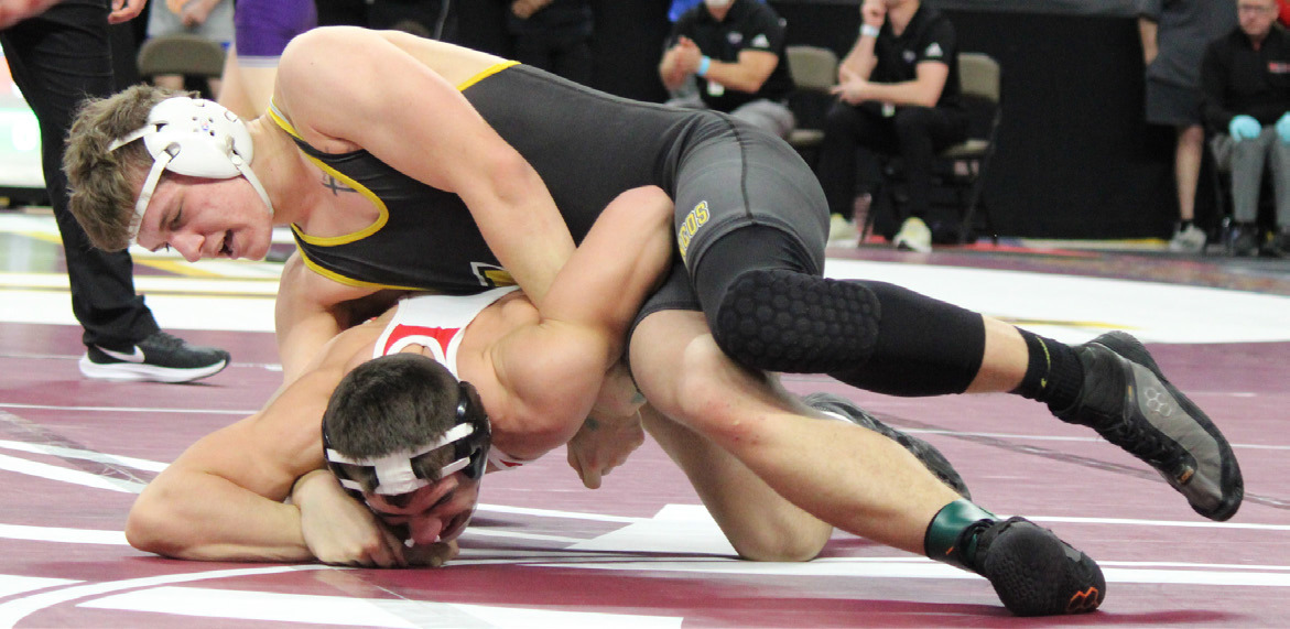 Senior James Kessler ended his high school career in Omaha.