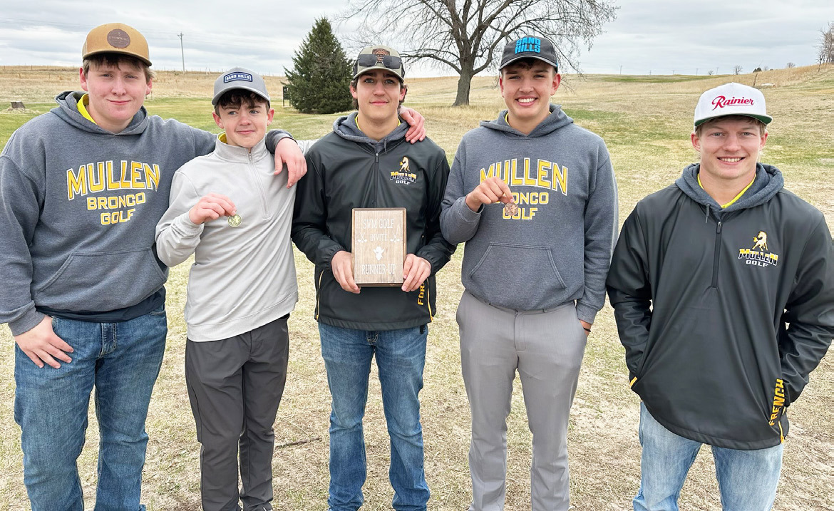 L-r: Corben Kissire, Ben Werner, Jarren Forsen, Jacob Walker, Justin French. Clint Svoboda