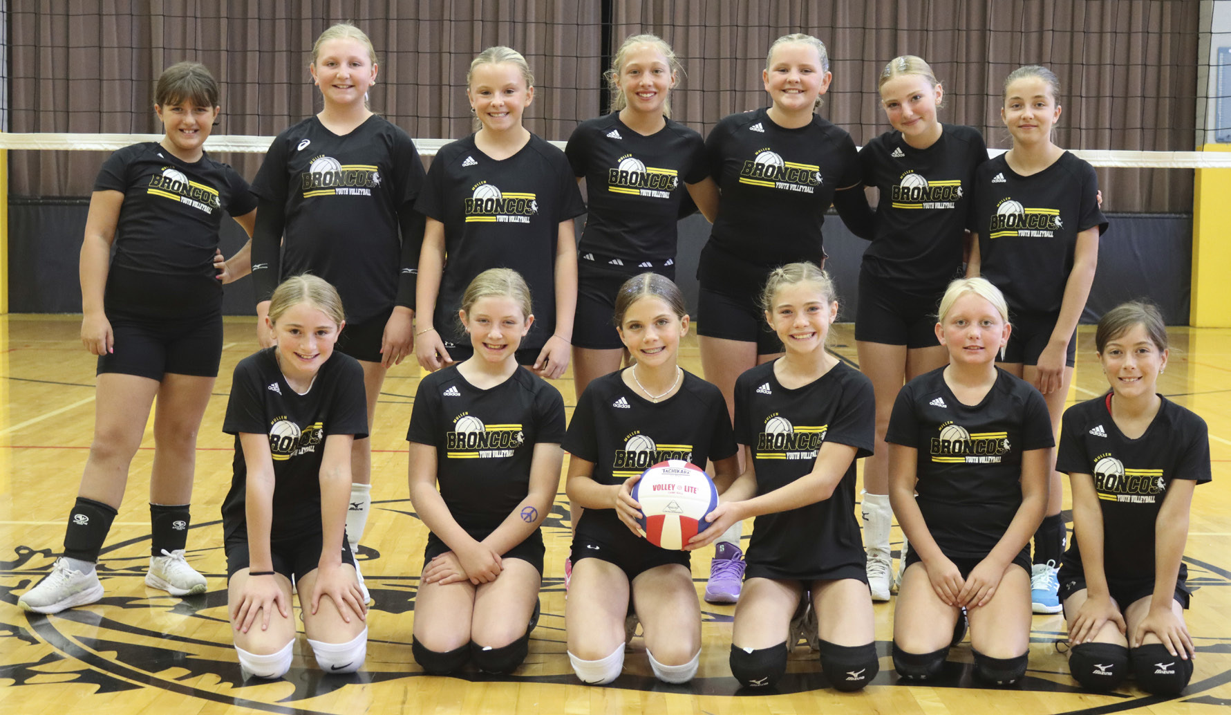 The Mullen youth volleyball season started on Sunday, Sept. 13 with the teams scrimmaging themselves at the Lariat. The 5th-6th grade team is pictured back, l-r: Zandra Hebbert, Tatum Deibler, Sadie Hoyt, Emri Dent, Ella Walz, Elle Gracey, Lillian Ericksen. Front: Avery Vinton, Marki Finney, Abbigail Mundorf, Clara Seeley, Daryl Deibler, Avery Pollard. Gerri Peterson
