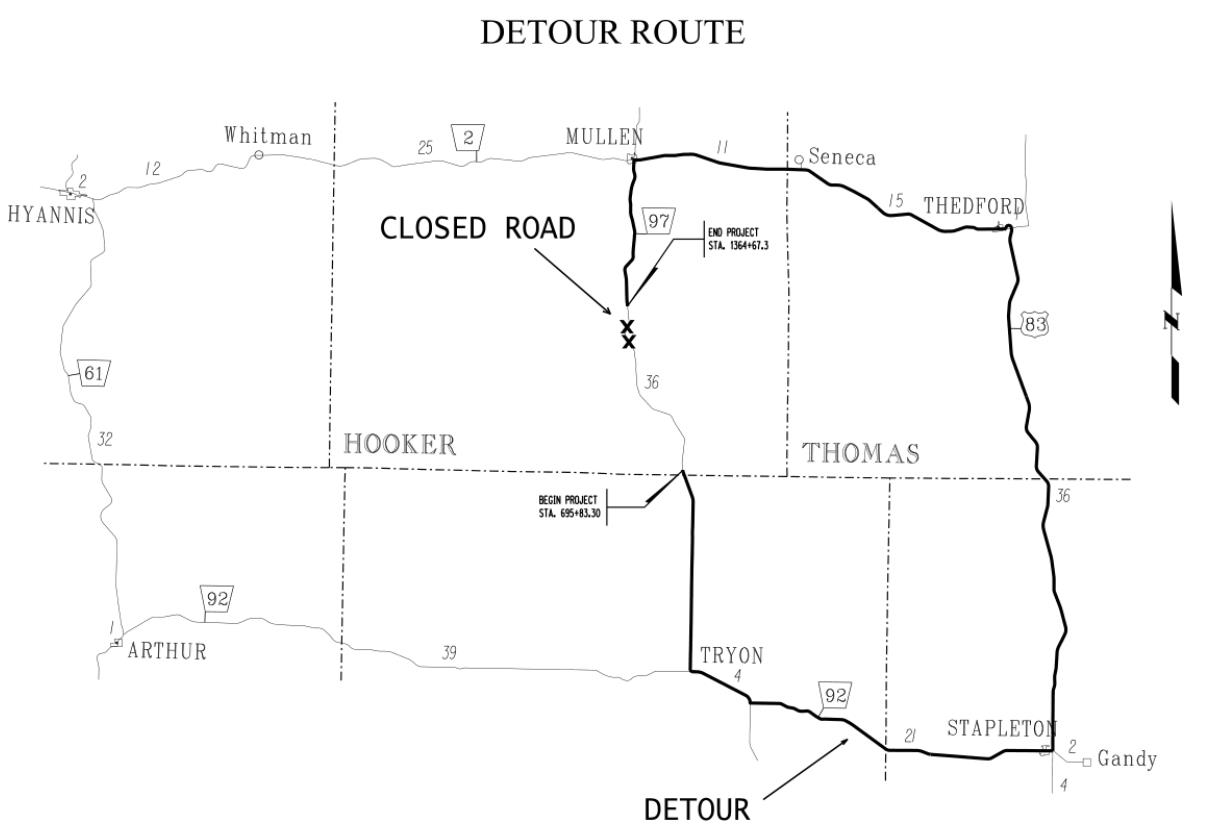 Hwy 97 to be closed beginning May 17strengths