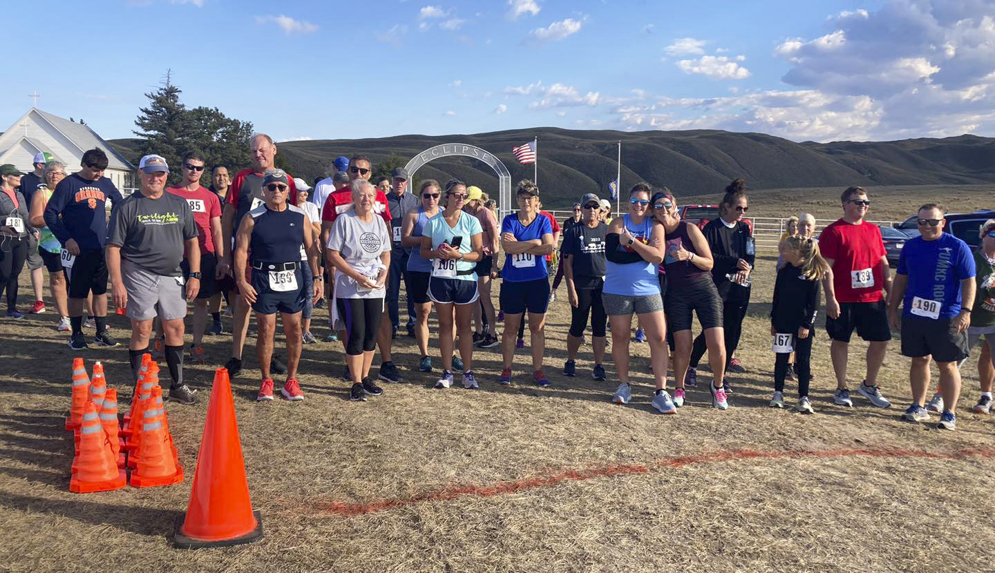 Participants wait for the start of the 5K and 10K at the Eclipse Church. courtesy photo