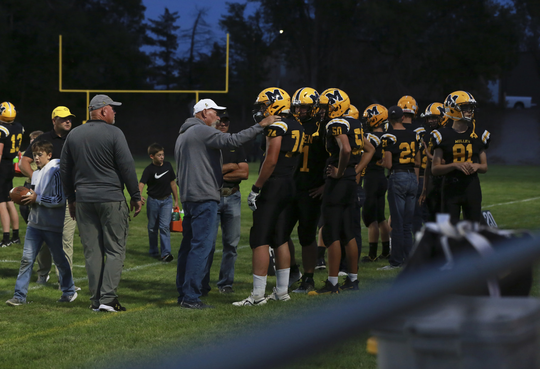 Football team dominates Hyannis, 50-14