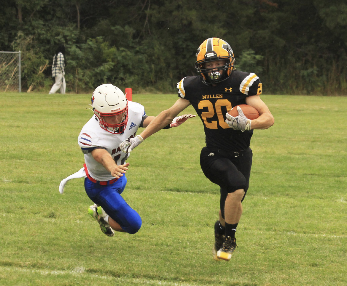 Football team opens season with 55-14 win