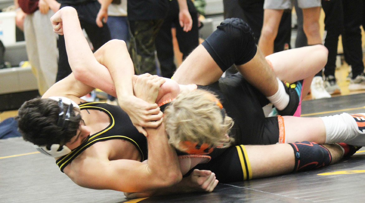 Senior Jaylon Forsen competing last Saturday in Mullen. Kris Forsen