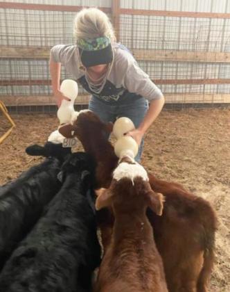 Tami Miller says their bottle calves know that she’s the one who runs the show!