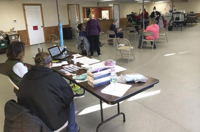 42 units of blood donated on Monday