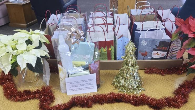 Just some of the gifts the residents and staff received. Thank you!