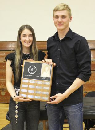 Whitney Jennings and Clayton Moore were named Donnie Pearson Award winners.