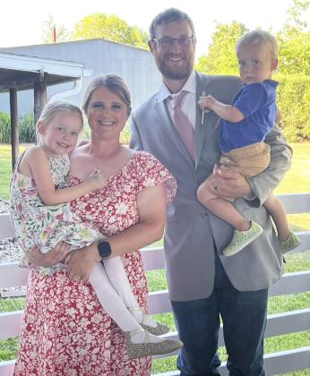 Jessica and Devan Polt with their children Aurora and Arthur. courtesy photo