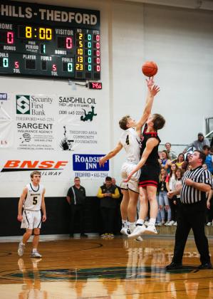 Alex Werner at the tip-off of the Broncos’ game last Tuesday. Megan Andersen