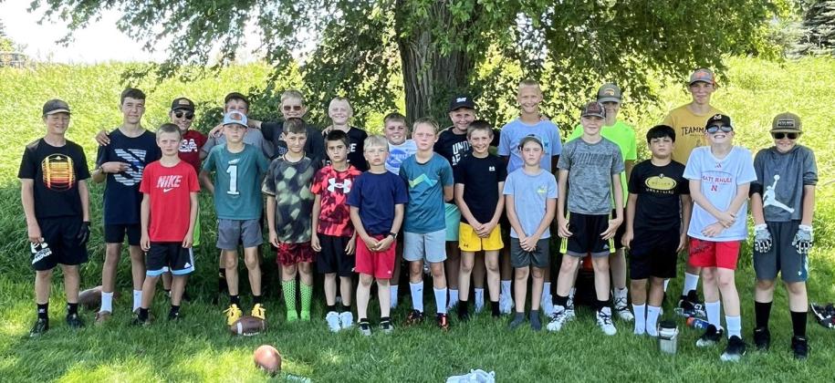 Mullen youth football and wrestling camp held