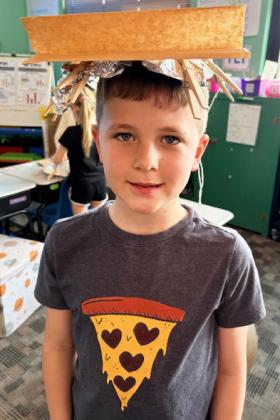 2nd graders design sun-smart hats