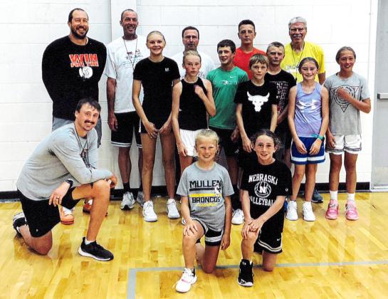 Standing, l-r: Jason Zelasney, Clark Ribble, Hadley Marsh, Bill Gavers, Ayden Lee, Cylas Dent, Hayden Deibler, Kyler Marsh, Weston Ourada, Mike Trader, Avery Vinton, Emri Dent. Front: Jared Samuelson, Fallon Lee, Dailie Dent. courtesy photo