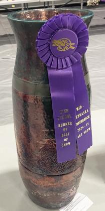 Izzy Hoyt’s Runner-up Best of Show piece in the high school division. Kyle Hoyt