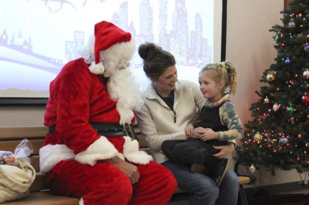 Santa Claus comes to town
