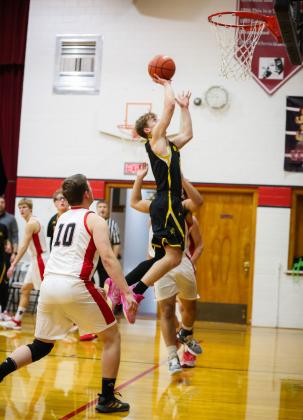 Alex Werner with a jump shot at Tryon last Thursday. Megan Andersen