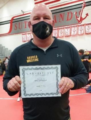 Class D District 4 Coach of the Year - Russ Monette.