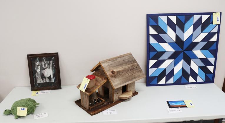 Best in County exhibits - see story below for details on each item. Gerri Peterson