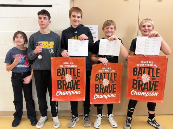 Pictured above, l-r: Ryann Walz, Finley Mundorf, Brandt Mundorf, Justin Kraus, Gus Wingebach, Jedd Kraus. courtesy photos