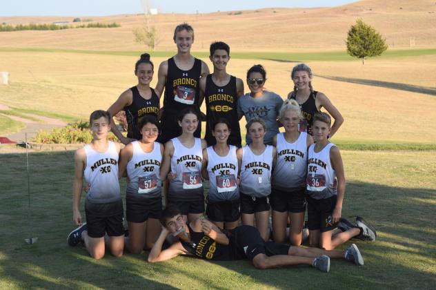 Back, l-r: Callie Coble, Alex Moore, Hayden Jennings, Coach Janie Kuncl, Josey French. Middle: Alex Werner, Medora DeNaeyer, Allie Boyer, Brooke Williams, Peyton Paxton, Tierston Moore, Cayden Hampton. Front: Trevor Kuncl. Bri Moore