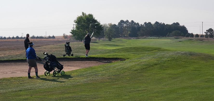 Corynn Corbin competes at Districts in Ogallala last Monday. courtesy photo