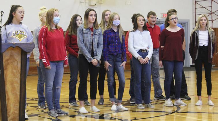 Mullen Public Schools holds Veterans Day program