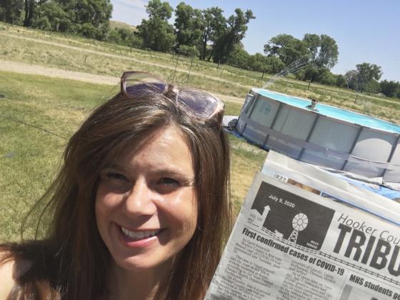 Staycations on the ranch were how Jill Coble’s family spent the summer of 2020. Their son Jack spent the majority of his time in their backyard pool!