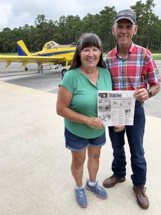 Daniel and Shirley Osborn visited their daughter Jincy and Justin Ross in Chatsworth, New Jersey, where Justin develops daily maps for the pilots for all the spraying on New Jersey’s largest cranberry farm as part of his job.