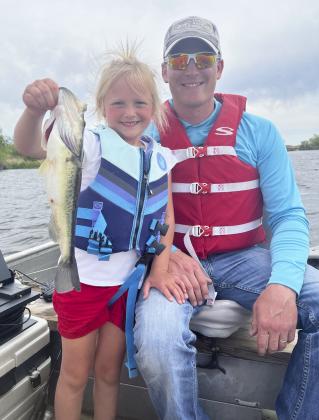 5-year-old Danielle Peterson on a family fishing trip over Memorial Day weekend.